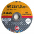 25 disques à tronçonner inox - D. 115 x Al. 22,23 x Ep. 1 mm - 1151049.25 - Leman